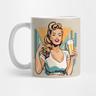 Brew Beer Mistress Lager Lady Pin Up Girl Mug